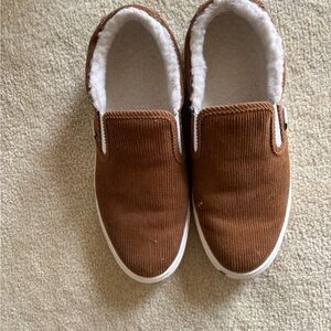 J. Crew Brown Corduroy Slip-On Shoes